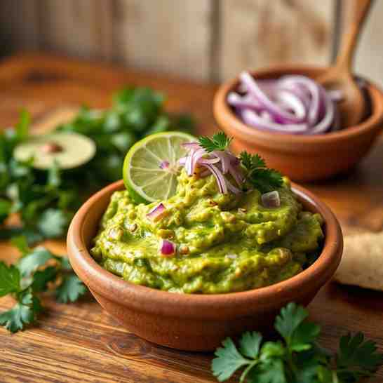 Simple Guacamole with Lime - Healthy & Easy Recipe